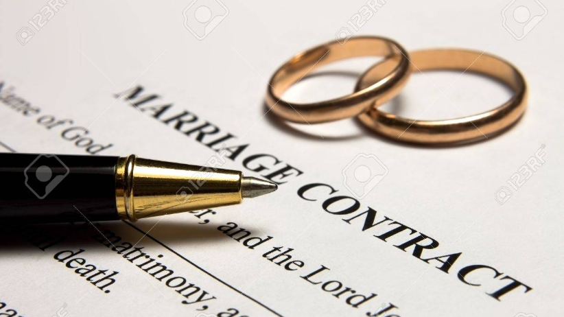 marriage with contract